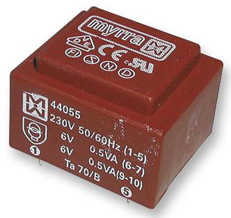 44701 TRANSFORMER 2.8VA 18V MYRRA