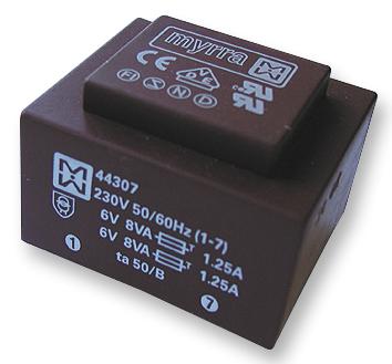 44301 TRANSFORMER 16VA 6V MYRRA