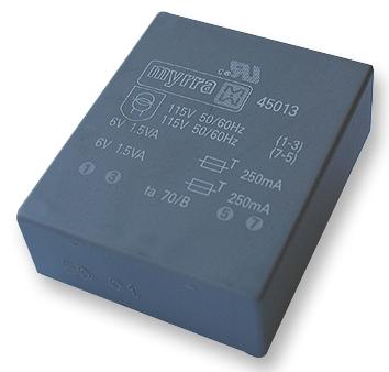 45034 TRANSFORMER, 10VA, 115-230V, 2 X 15V MYRRA