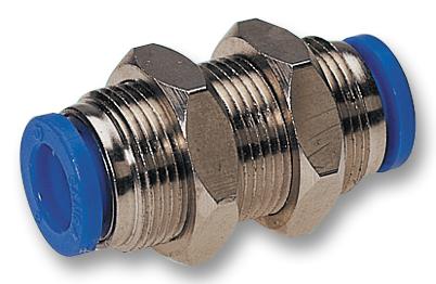 230091 PUSH FITTING, 6MM/6MM MADER