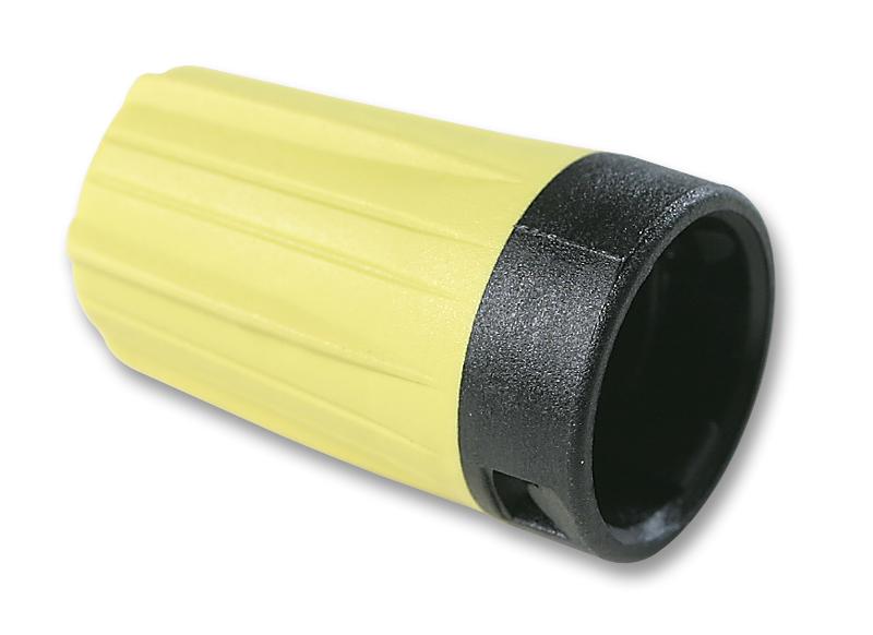 BST-BNC 4 BOOT, REARTWIST, YELLOW NEUTRIK