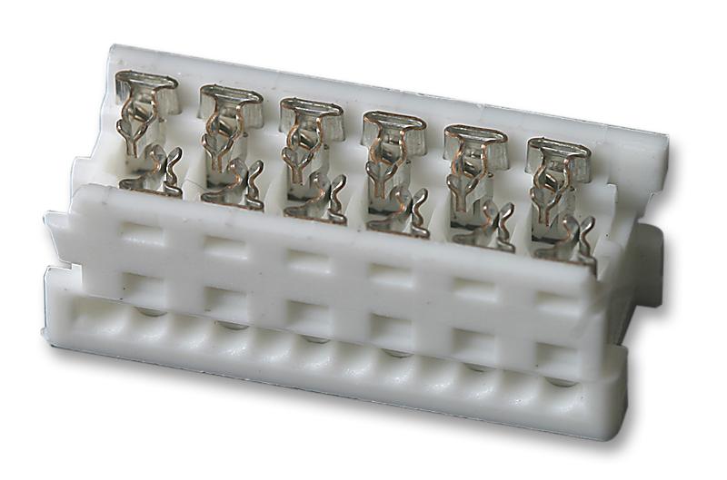 MICA12 SOCKET, FREE, IDT, 12WAY LUMBERG