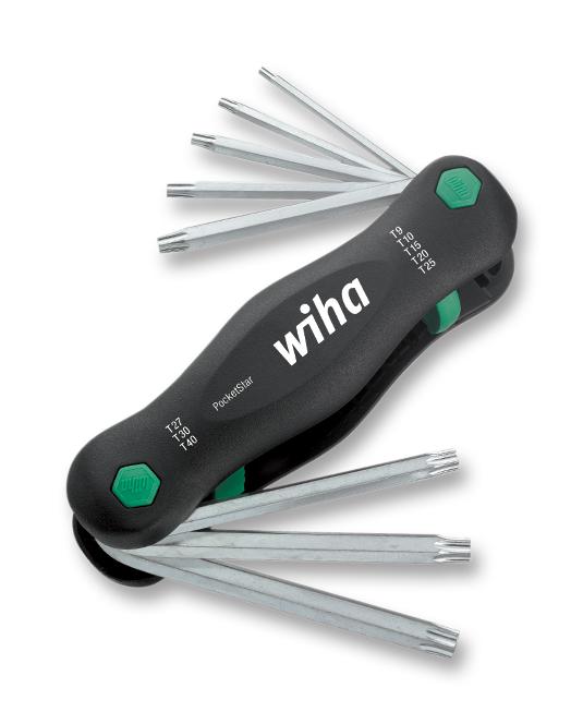 23047. TORX BIT SET, FOLD UP, 8PC WIHA
