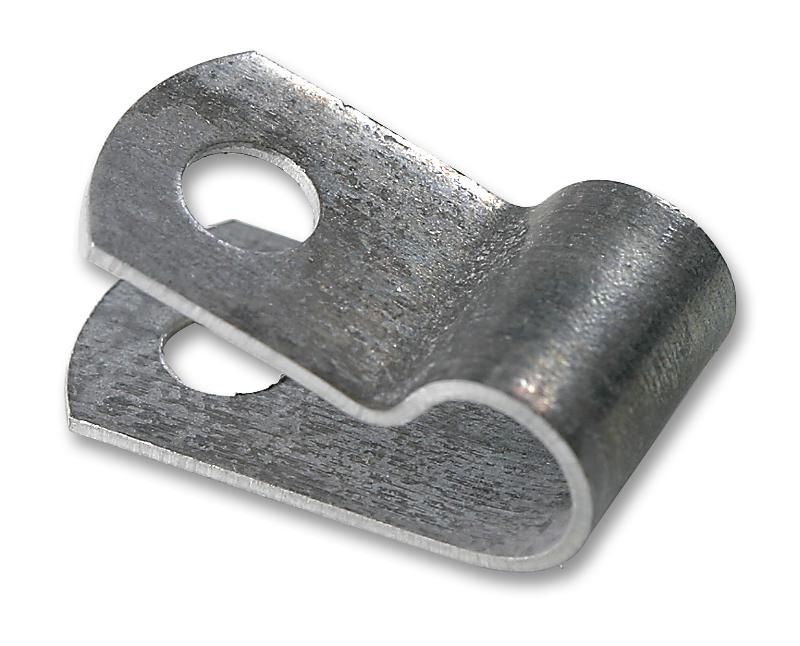 211-10040 P CLIP, ALUMINIUM, 6.4MM, PK100 HELLERMANNTYTON