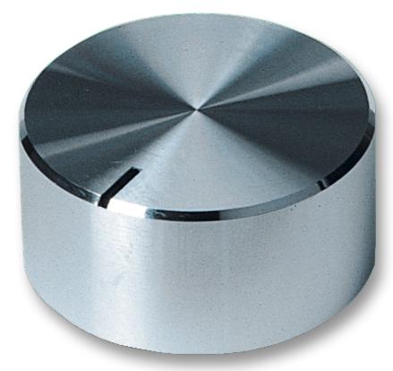 14S-2D KNOB, ALUMINIUM, SPUN, 14MM MULTICOMP