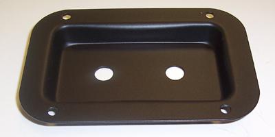 D0607K LOUDSPEAKER CONN DISH DBL BLK METAL PENN ELCOM