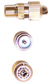 PSG08351 TV COAX PLUG, METAL, PK10 PRO SIGNAL