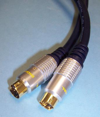 JR9501/5M LEAD, HQ S-VHS PLG-PLG, 5M PRO SIGNAL