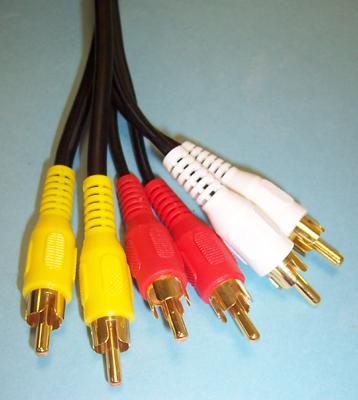 PSG00286 3X PHONO P TO P - 5M PRO SIGNAL