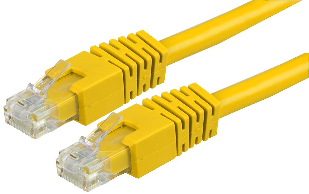 PS11306 PATCH CORD, RJ45 PLUG, CAT6, 0.2M, YEL PRO SIGNAL