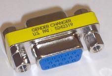 GC013 (PSG90050) GENDER CHANGER, F-F, HD15WAY MULTICOMP