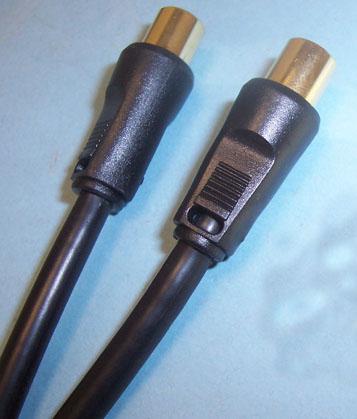 PSG00631 COAX PLUG TO PLUG LEAD - 1.5M GOLD PRO SIGNAL