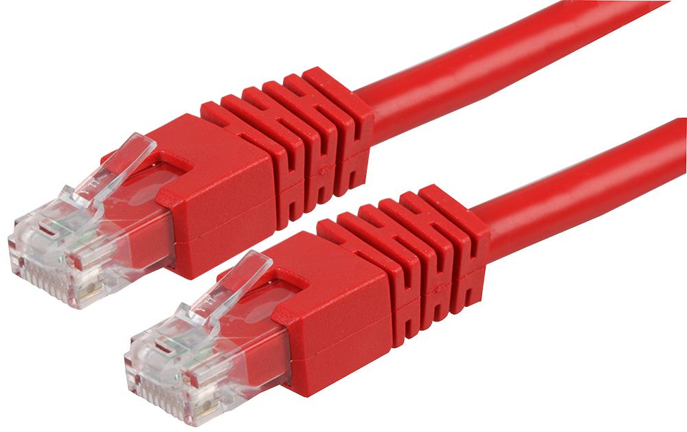 PS11156 PATCH CORD, RJ45 PLUG, CAT6, 15M, RED PRO SIGNAL