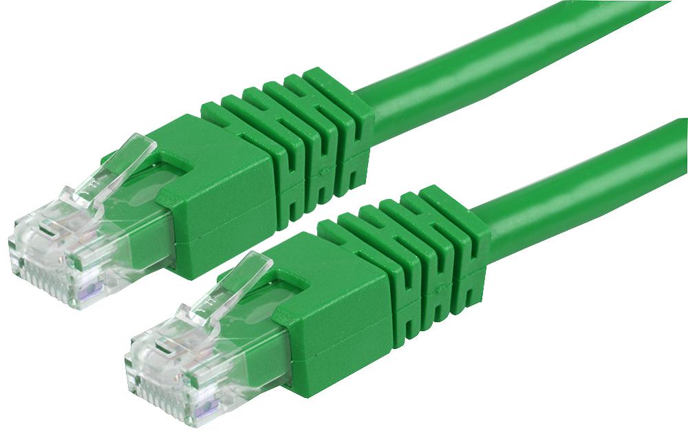PS11176 PATCH CORD, RJ45 PLUG, CAT6, 15M, GREEN PRO SIGNAL