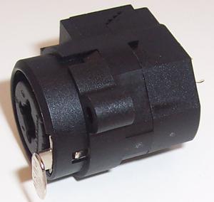 NCJ6FI-V SOCKET, XLR-1/4"JACK, STRAIGHT NEUTRIK