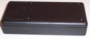 1599BBKBAT CASE, ABS, B/D, BLACK, 25X65X130MM HAMMOND