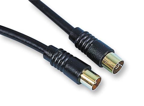 PSG00600 COAX PLUG TO SOCKET LEAD - 0.5M GOLD PRO SIGNAL