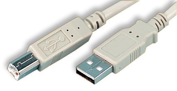 PSG91636 LEAD, USB A MALE-B MALE, BEIGE 0.5M PRO SIGNAL