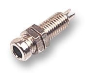 930147000 SOCKET, 4MM, METAL, PK5 , BO HIRSCHMANN TEST AND MEASUREMENT