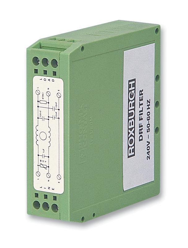 DRF06 FILTER, 6A, DIN RAIL ROXBURGH EMC