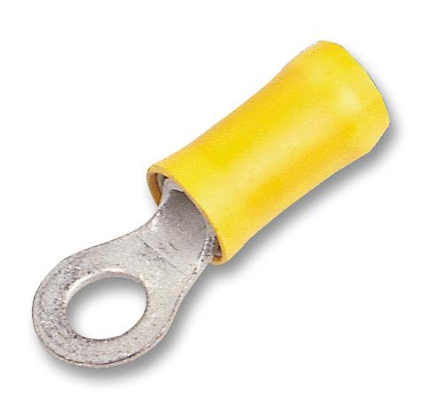 320568 CRIMP TERMINAL, RING, 4MM, YELLOW AMP - TE CONNECTIVITY