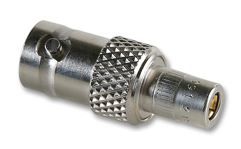 R191215000 ADAPTOR, SMB JACK, BNC JACK, 50OHM RADIALL