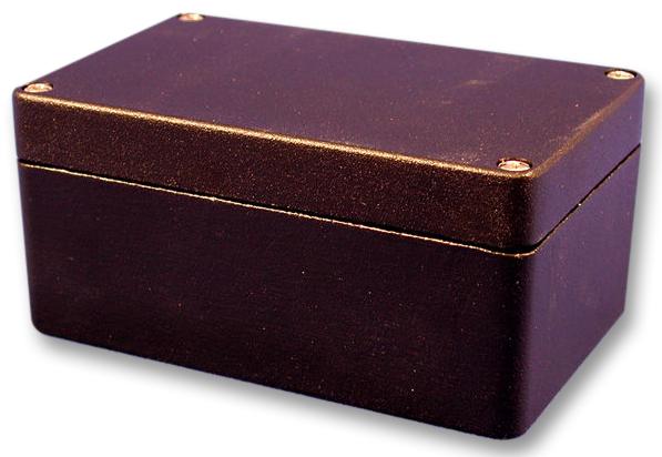 1590Z120BK BOX, DIECAST, BLACK, 125X80X58MM HAMMOND