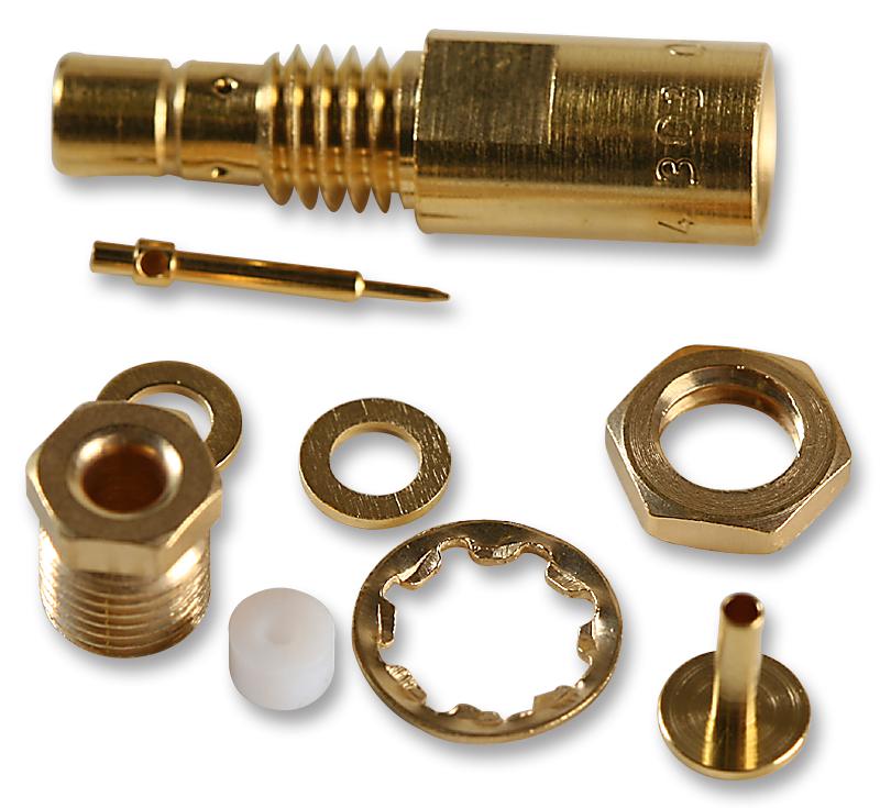 R114303000 RF COAXIAL, SMB, STRAIGHT JACK, 50OHM RADIALL