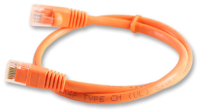 2965-10RG PATCH LEAD, CAT5E, ORANGE, 10M VIDEK