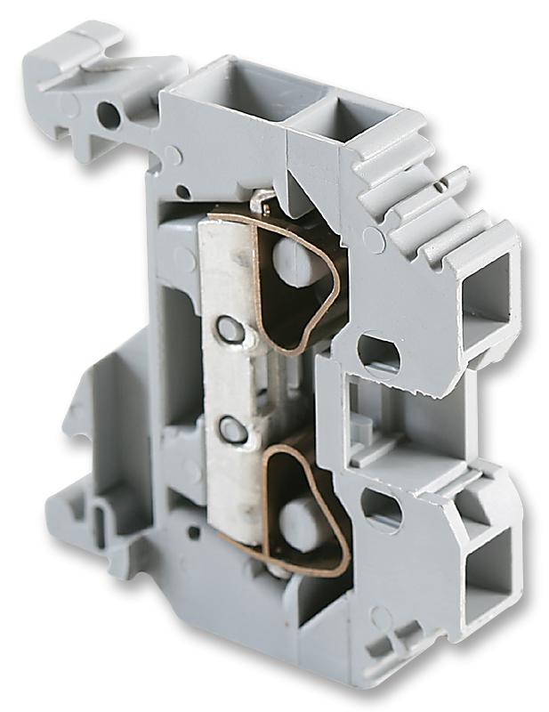 282-101 TERMINAL BLOCK, DIN RAIL, 2POS, 10AWG WAGO