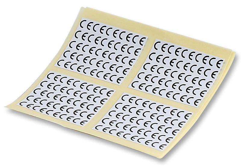 17005 LABEL, CE, 7.62X6.35MM, PK500 TE CONNECTIVITY