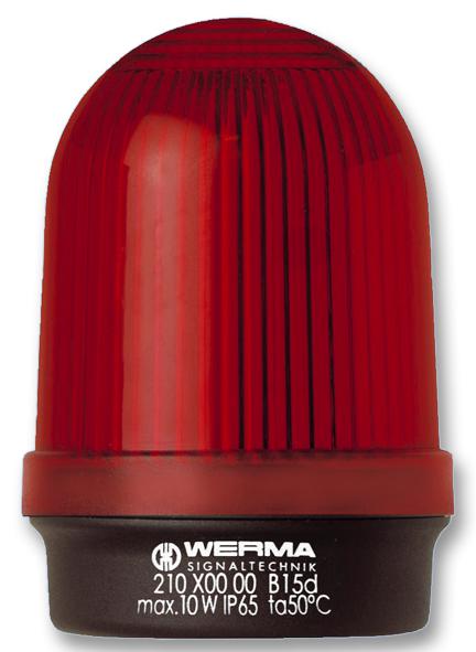21010000 LIGHT, RED, 12-240V WERMA