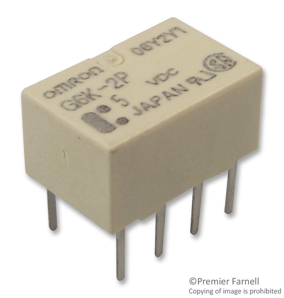 G6K-2PY DC5 RELAY, SIGNAL, DPDT, 30VDC, 1A OMRON