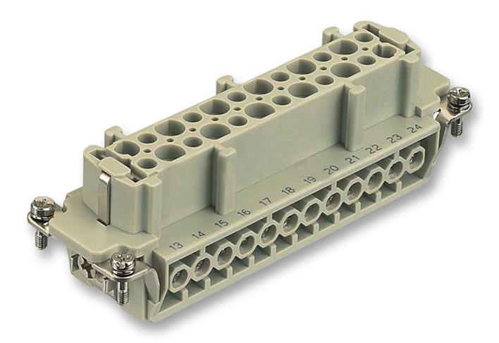 0933 024 2701 SOCKET, HAN24E, 24WAY HARTING