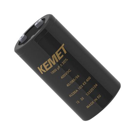 ALS30A223KE063 CAP, 22000µF, 63V, ALU ELEC, SCREW KEMET