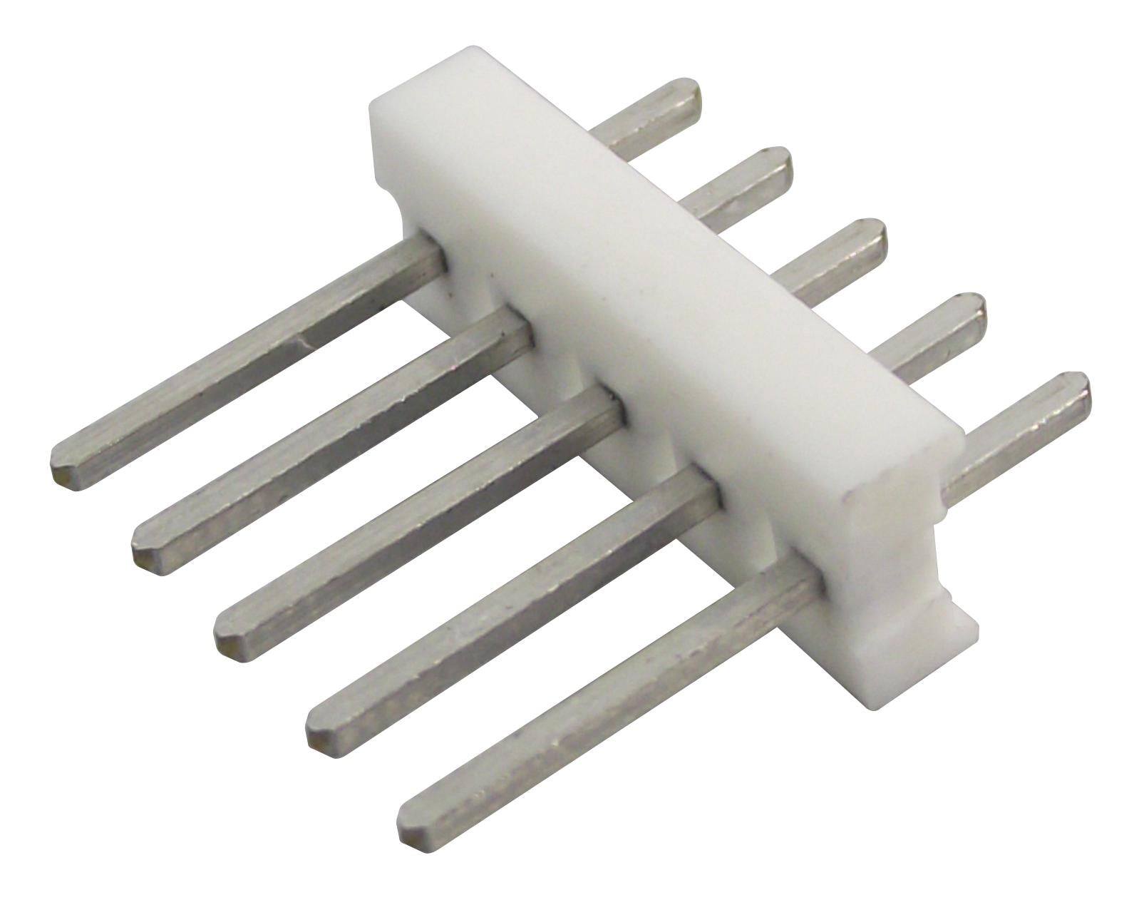640452-5 HEADER, VERTICAL, 0.1", 5WAY AMP - TE CONNECTIVITY