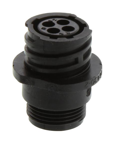 206430-2 CIRCULAR, RECEPTACLE, 4 WAY, CABLE AMP - TE CONNECTIVITY