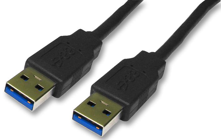 CAC250041 LEAD, USB3.0 A MALE-A MALE 3M BLACK PRO SIGNAL