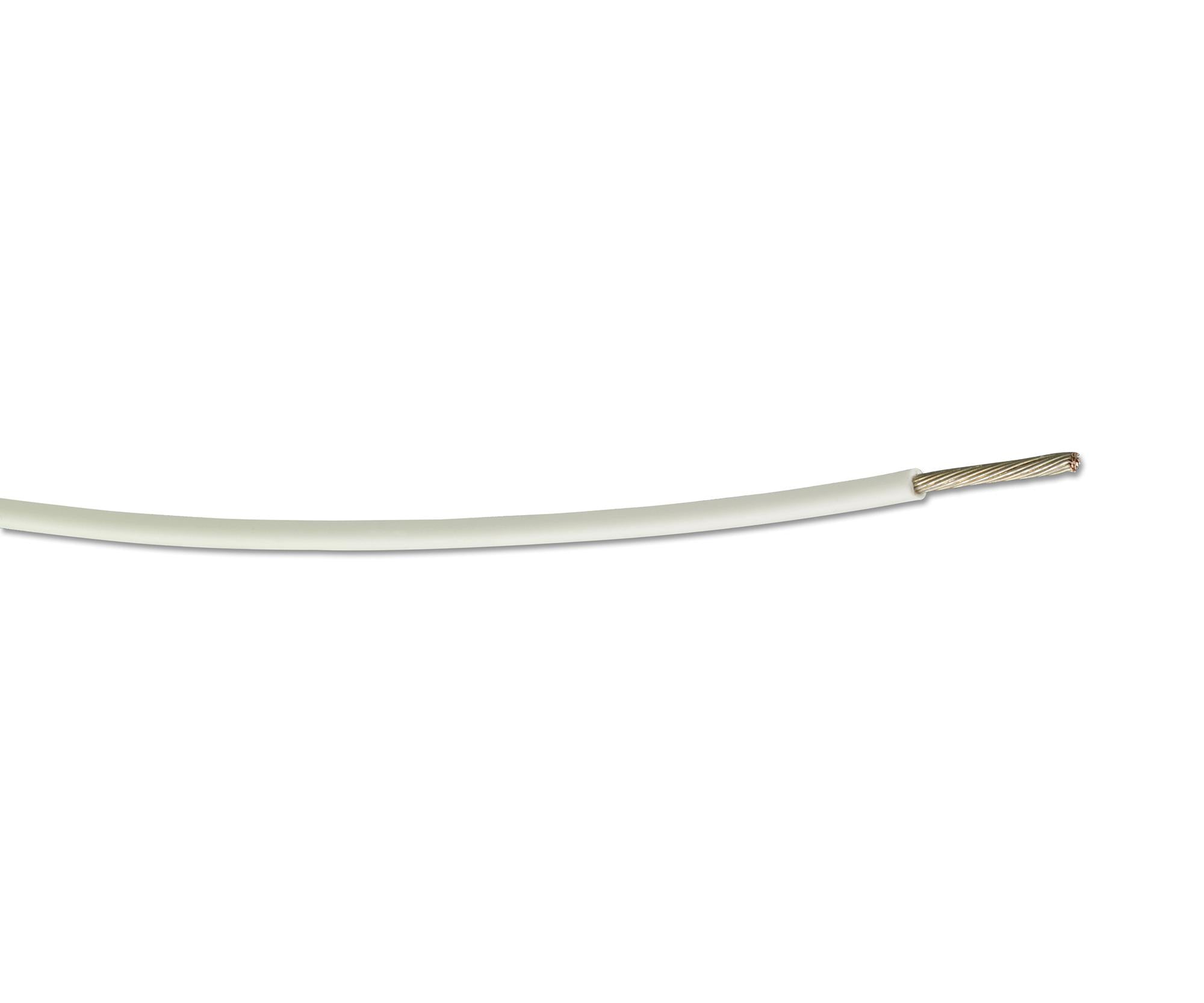 FLDWC0311-0.25-9 WIRE, WHITE, 0.25MM, 100M RAYCHEM - TE CONNECTIVITY