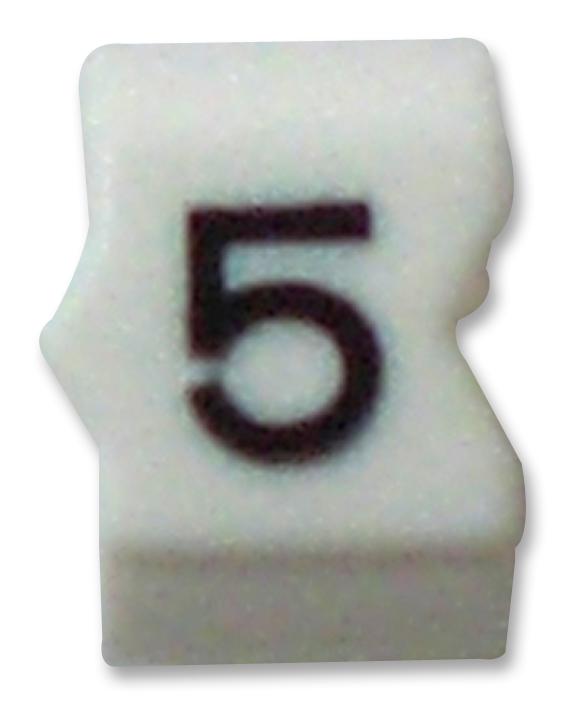 STD06W-5 CABLE MARKER, E, SIZE6, 5, PK30 RAYCHEM - TE CONNECTIVITY