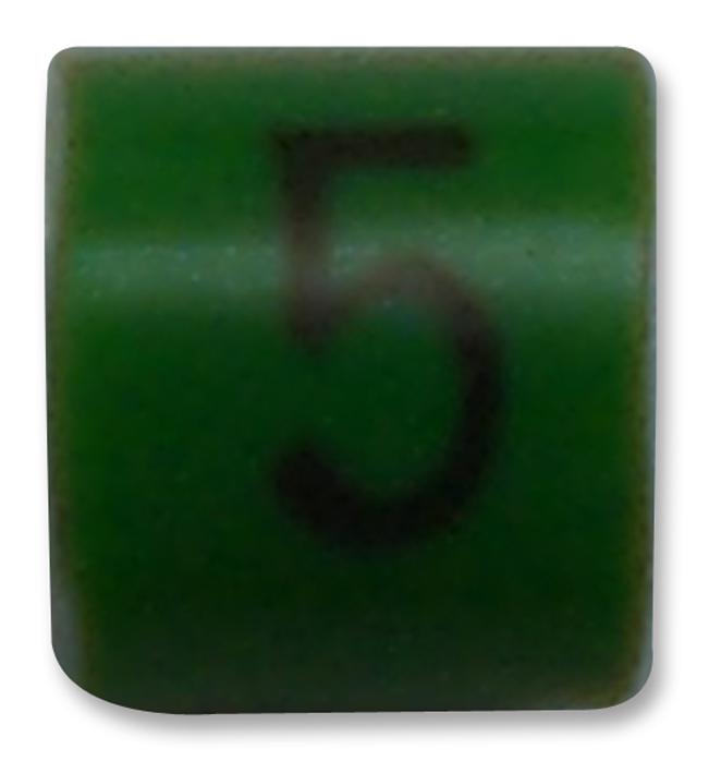 05811505 CABLE MARKER, 5, GRN, PK100 TE CONNECTIVITY