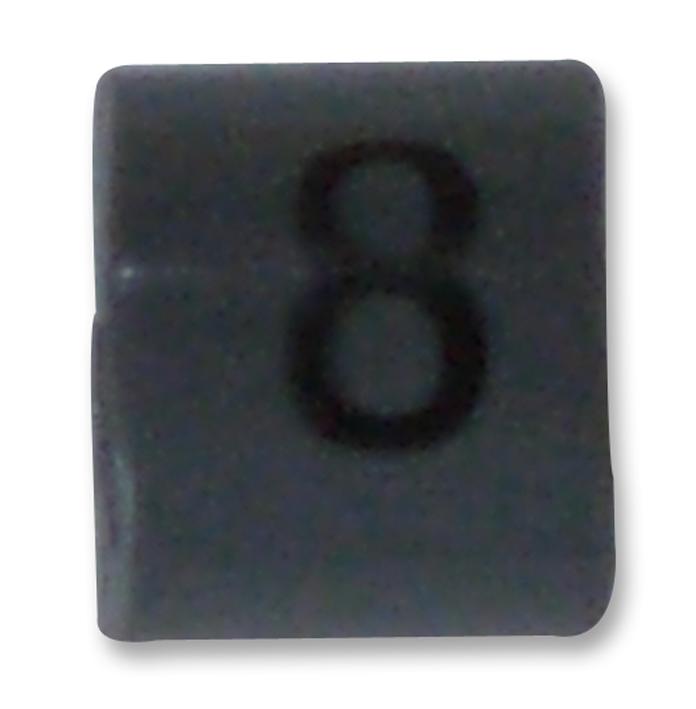 05801808 CABLE MARKER, 8, GREY, PK100 TE CONNECTIVITY