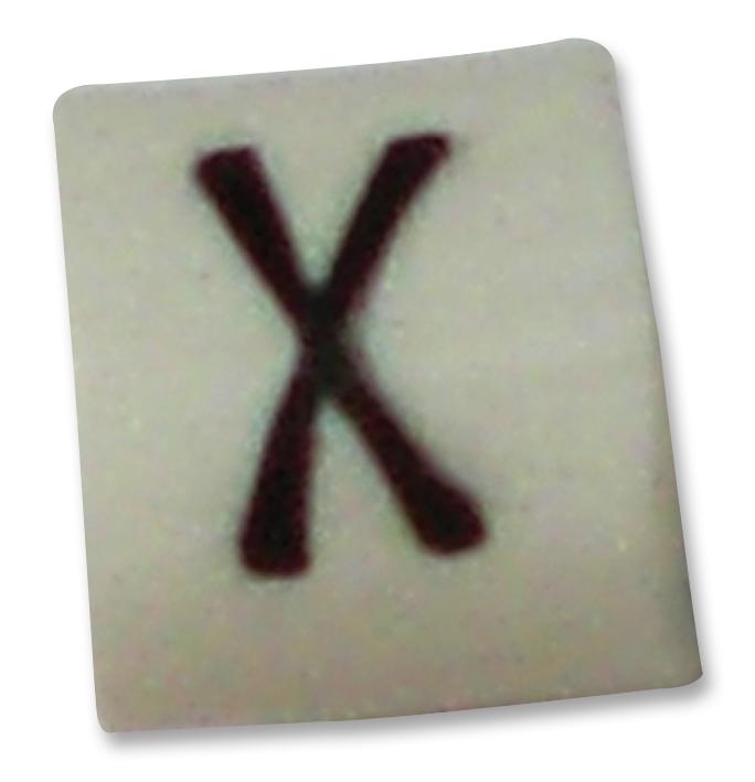 06161933 CABLE MARKER, X, PK100 TE CONNECTIVITY