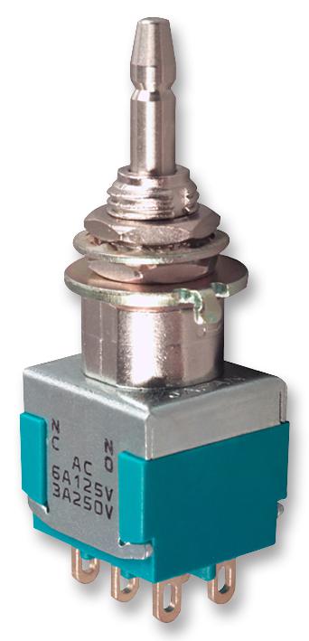 MPA206R PUSHBUTTON SWITCH, 2POLE KNITTER-SWITCH