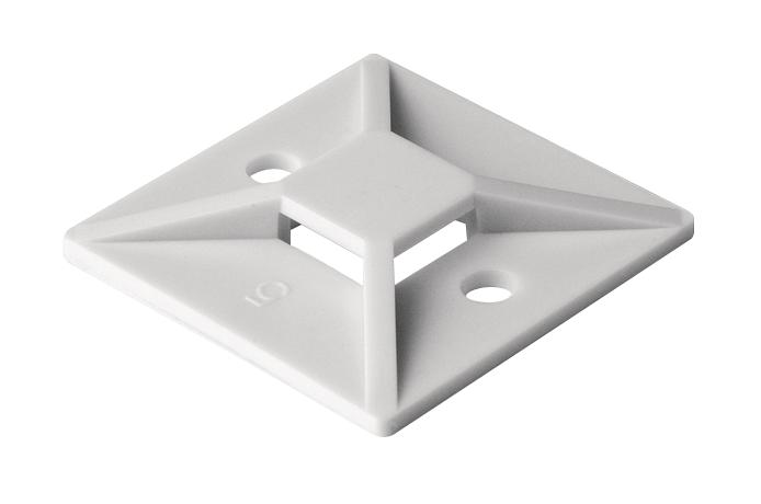 151-28479 BASE, CABLE TIE MOUNT, 28X28X5MM, PK100 HELLERMANNTYTON
