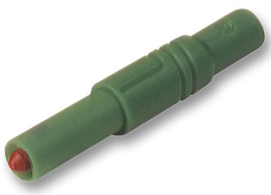 934097104 SAFETY PLUG, 4MM, GREEN , MLN HIRSCHMANN TEST AND MEASUREMENT