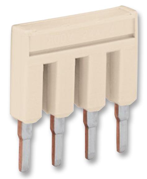 2004-403 JUMPER BAR, 3WAY, LIGHT GREY WAGO