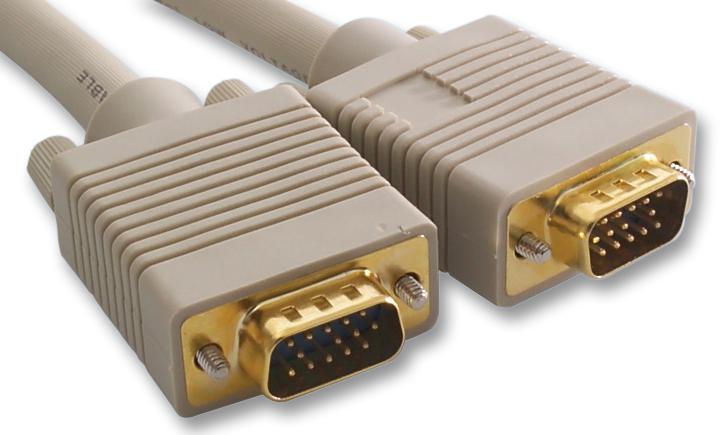 2129GHQ-20 CABLE, SVGA M TO M, GOLD, 20M VIDEK