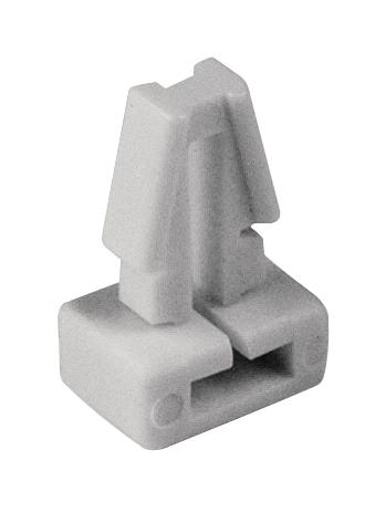 151-40119 CABLE TIE MOUNT, WHITE, PUSH BARB, PK100 HELLERMANNTYTON