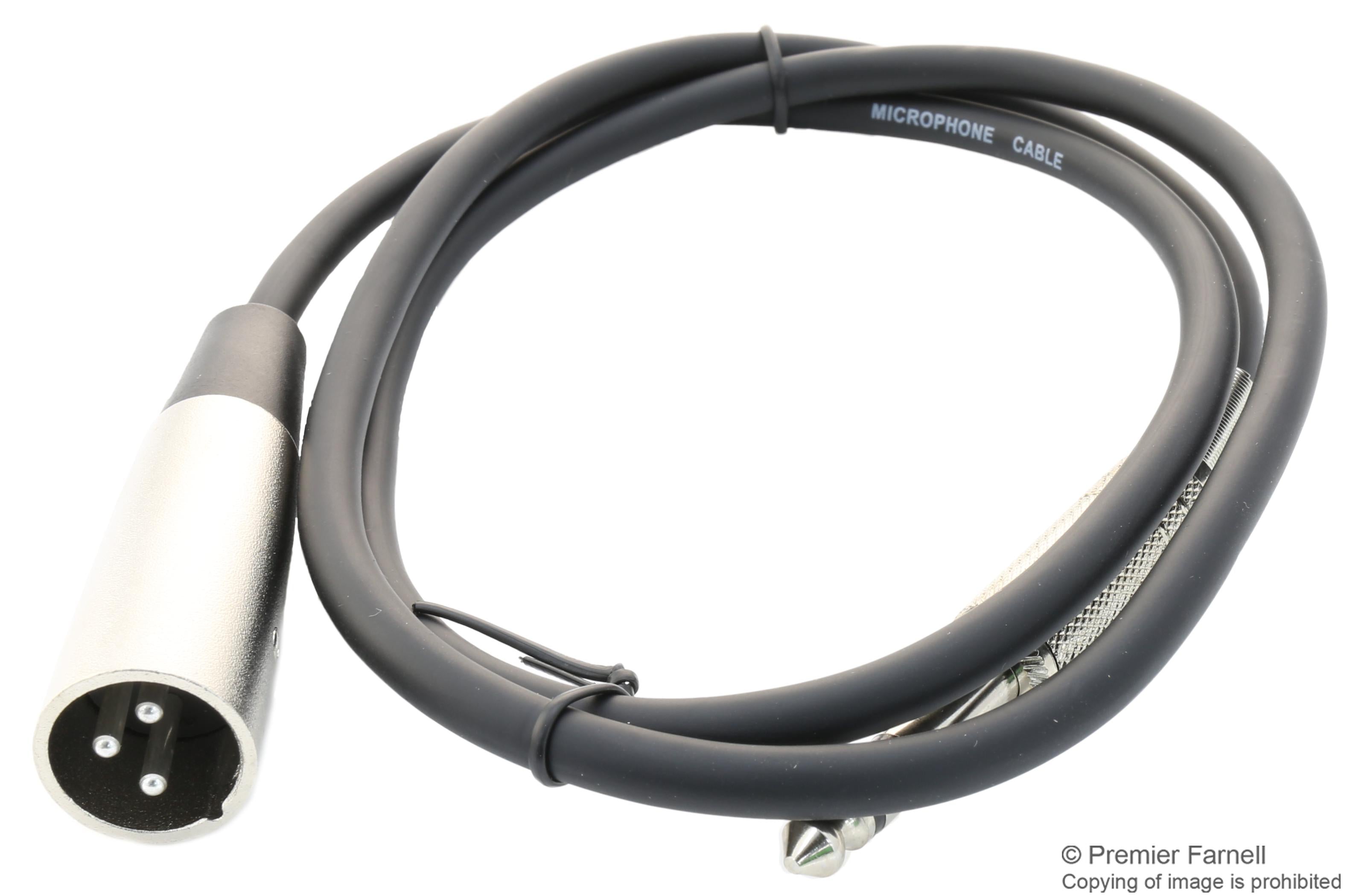 SVC682-1M CABLE, XLR 3P PLUG-6.35MM STEREO PLUG,1M PRO SIGNAL